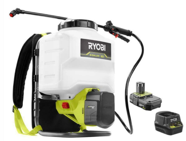 RYOBI 18V Backpack Sprayer - 4gal. W/ Enhanced UV Coated Tank (New In Box)