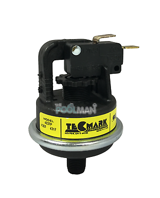 Tecmark 4037P Pressure Switch for Pool or Spa Heater