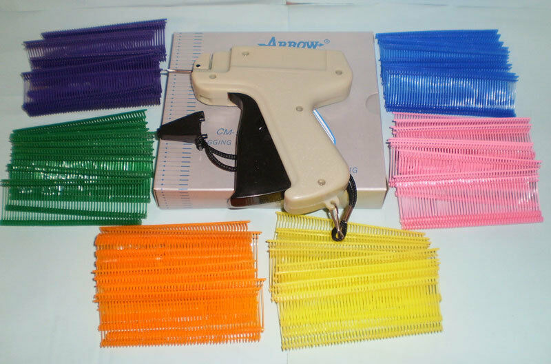CLOTHING PRICE LABEL TAGGING TAG GUN WITH 3000 pins FASTENERS PACKAGE DEAL