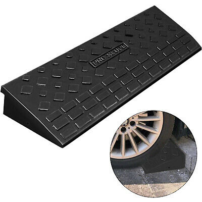 11000lb Rubber Curb Ramp 35.4''x10''x3.7'' Skid Resistance Heavy Duty Forklift