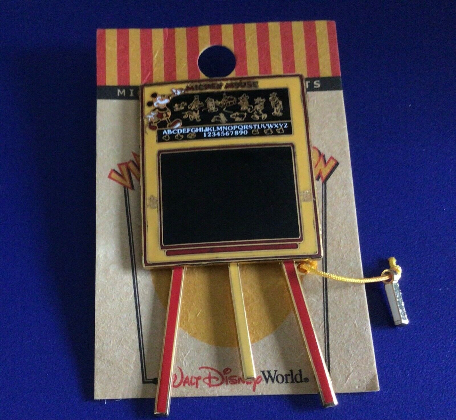 WDW - Disney's Vintage Collection chalkboard Mickey ) pin