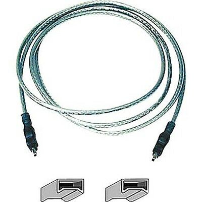 6 FT IEEE 1394 4PIN TO 4PIN 4-4 FIREWIRE DV PC CABLE 6 FEET 4 to 4 PIN IEEE 1394