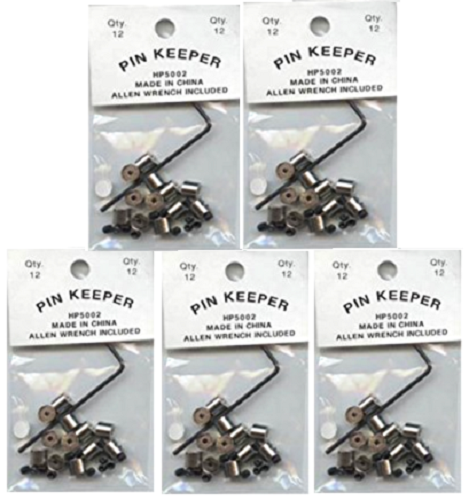60-Pieces-Pin-Keepers-Pin-backs-Pin-Locks-Locking-Pin-Backs-w-Allen-Wrench 7mm